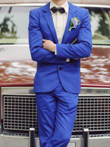 Groom at Car