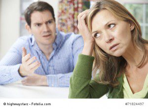 Couple Having Arguement At Home