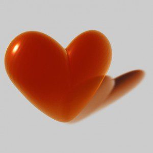 herz orange