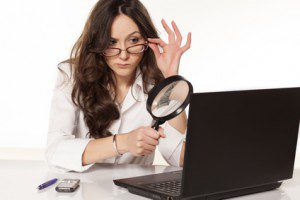 suspicious secretary did found something on her l