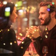 Mann und Frau romantisch
